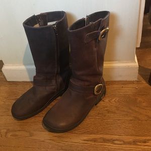 Alegria Brown Leather Mid-calf Boots 39